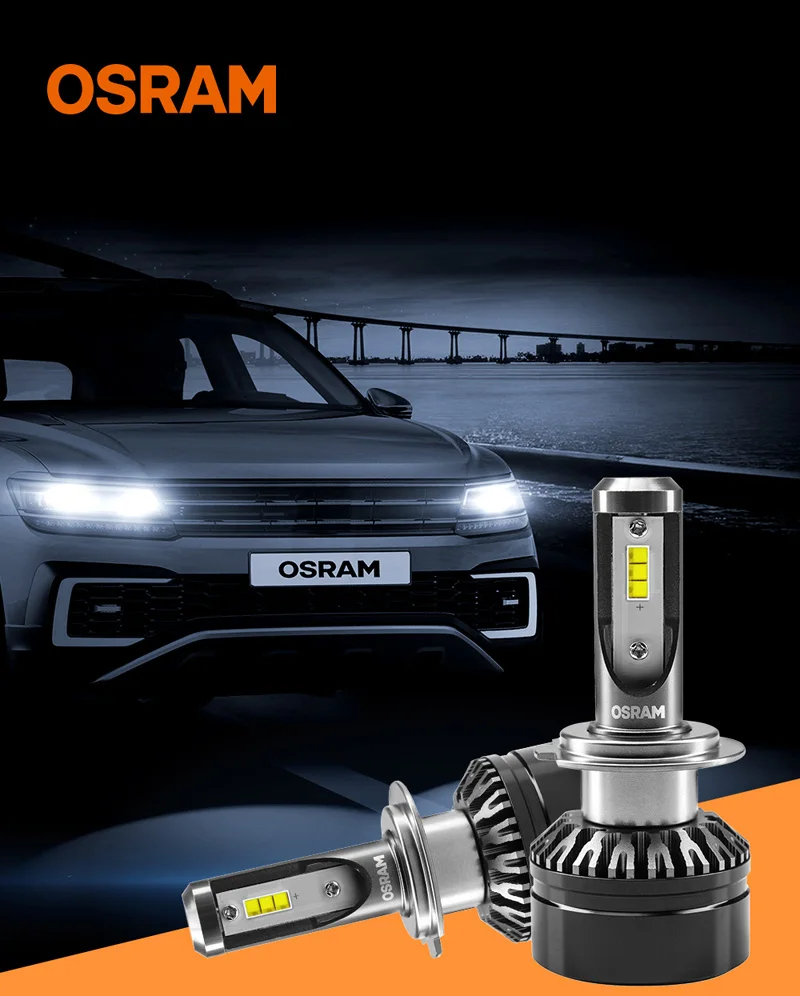 OSRAM СВЕТОДИОДНЫЙ riving H4 9003 HB2 16204CW 12V 6000K холодный белый Светодиодный фонарь для автомобиля подлинный Высокий Низкий Луч 50% более яркий, пара