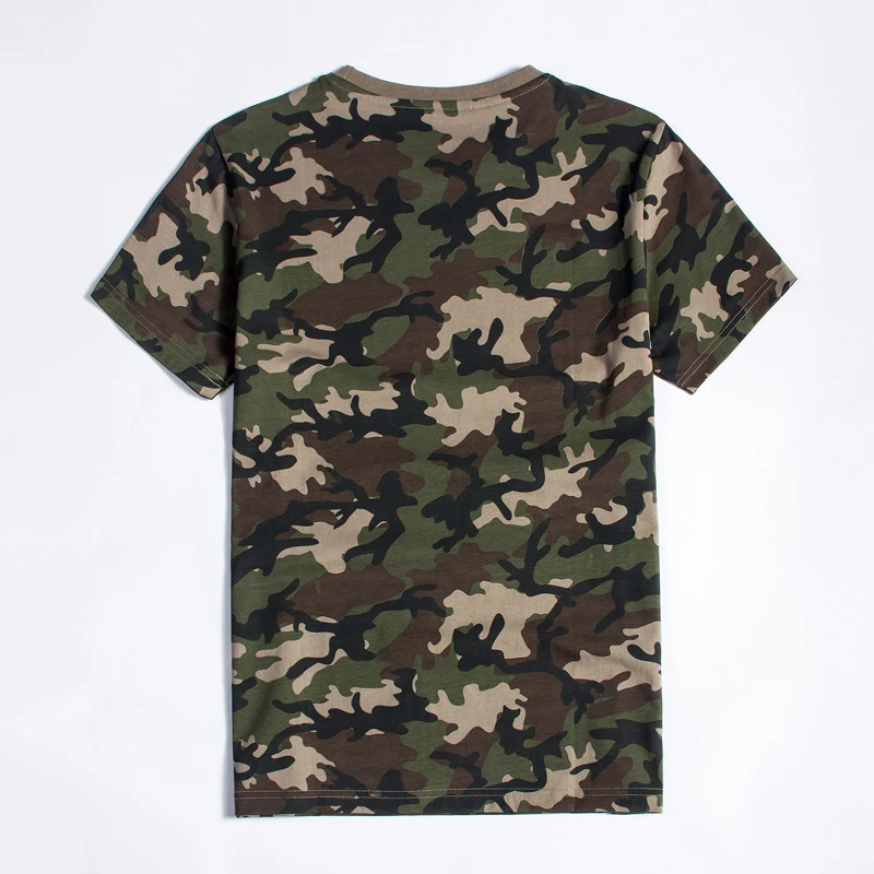 Новинка модная мужская хлопковая одежда камуфляжные футболки брендовые топы