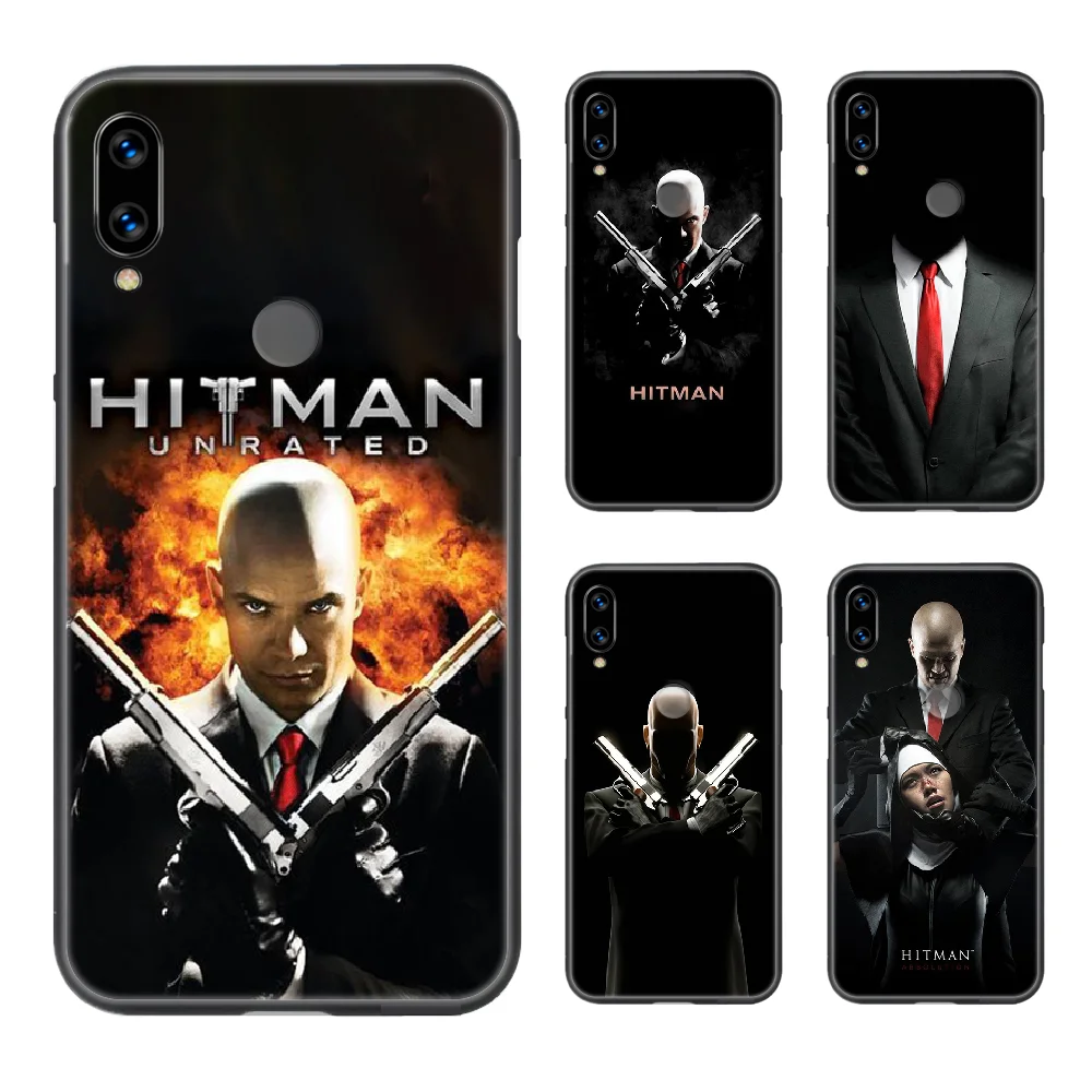 Hitman Agent 47 чехол для телефона Корпус XIAOMI Redmi 7a 8a S2 K20 NOTE 5 5a 6 7 8t 9 9s pro max black Etui 3D funda painting