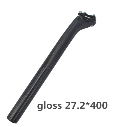 black matt 31 6 400 T800 Подседельный штырь для горного велосипеда карбоновый Подседельный штырь велосипедный Подседельный штырь MTB дорожный Подседельный штырь для горного велосипеда, штанга велосипеда 188g 27,2/30,8/31,6 Велосипеды части sb25 - Цвет: black matt 31 6 400