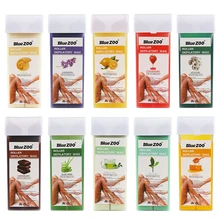 

100Ml Hair Removal Wax Roller Roller Hair Removal Wax 12 Soft and Non-Irritating Hot Hair Removal Cream for Women and Men