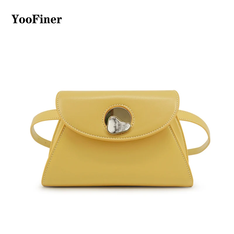 

2019 new fashion style ladies double functions waist bag or messenger bag fashion design solid wild personality hasp women bags