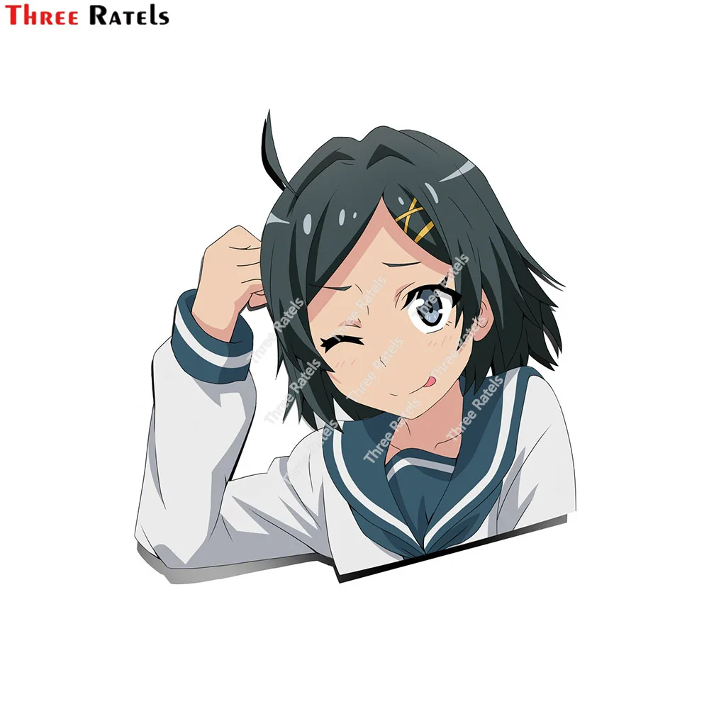 

Three Ratels E437 Oregairu SNAFU Komachi Hikigaya Doink Diecut Car Body Cover Decor Waterproof Property Decals And Stickers
