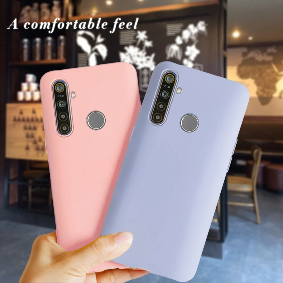 Sleek Matte Soft TPU Silicone Phone Case - Candy Finish, Shock-Absorbent Bumper Design