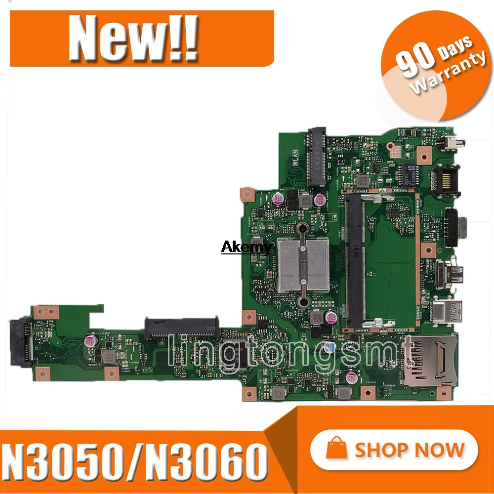Новинка! Akemy X553SA материнская плата для ASUS X553SA X553S X553SA F553S A553S материнская плата ТЕСТ ОК W/N3050/N3060 ЦП
