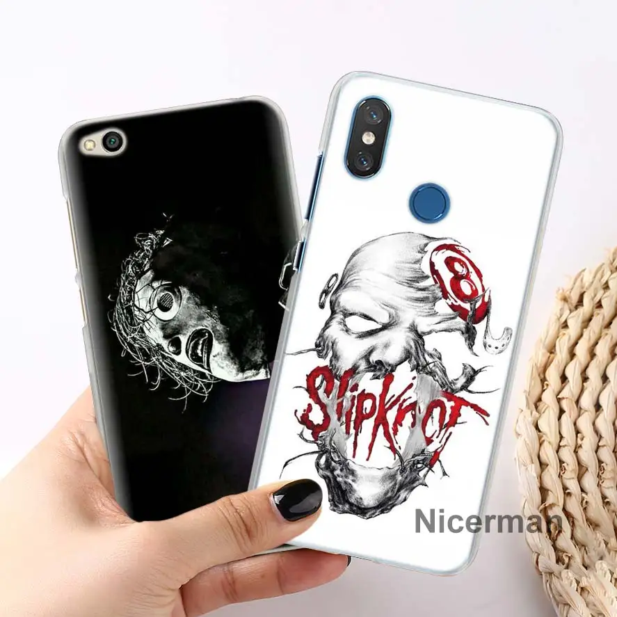 Чехлы для телефонов Slipknot рок для Xiaomi mi A3 Lite A1 A2 Lite CC9 cc9e 9T mi 8 Lite 5X 6X Play, жесткие чехлы для корпуса