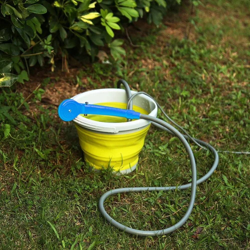  1pcs Portable Car Cleaning Tools Car Washer Camping Shower Set Electric Pump For Outdoor Camping Tr