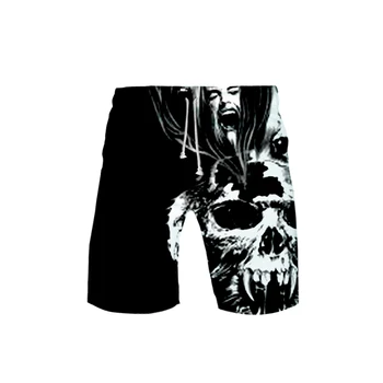 

2020 3D Ghost doll Shorts 3D Board Trunks Summer New Quick Dry Men Hip Hop Ghost doll Shorts Beach Wear streetwear
