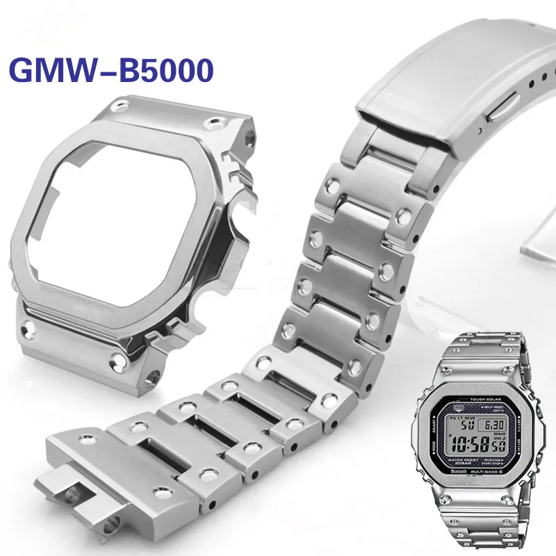 Ремешок для часов и рамка GMW B5000 высокое качество 316L Нержавеющая сталь часы