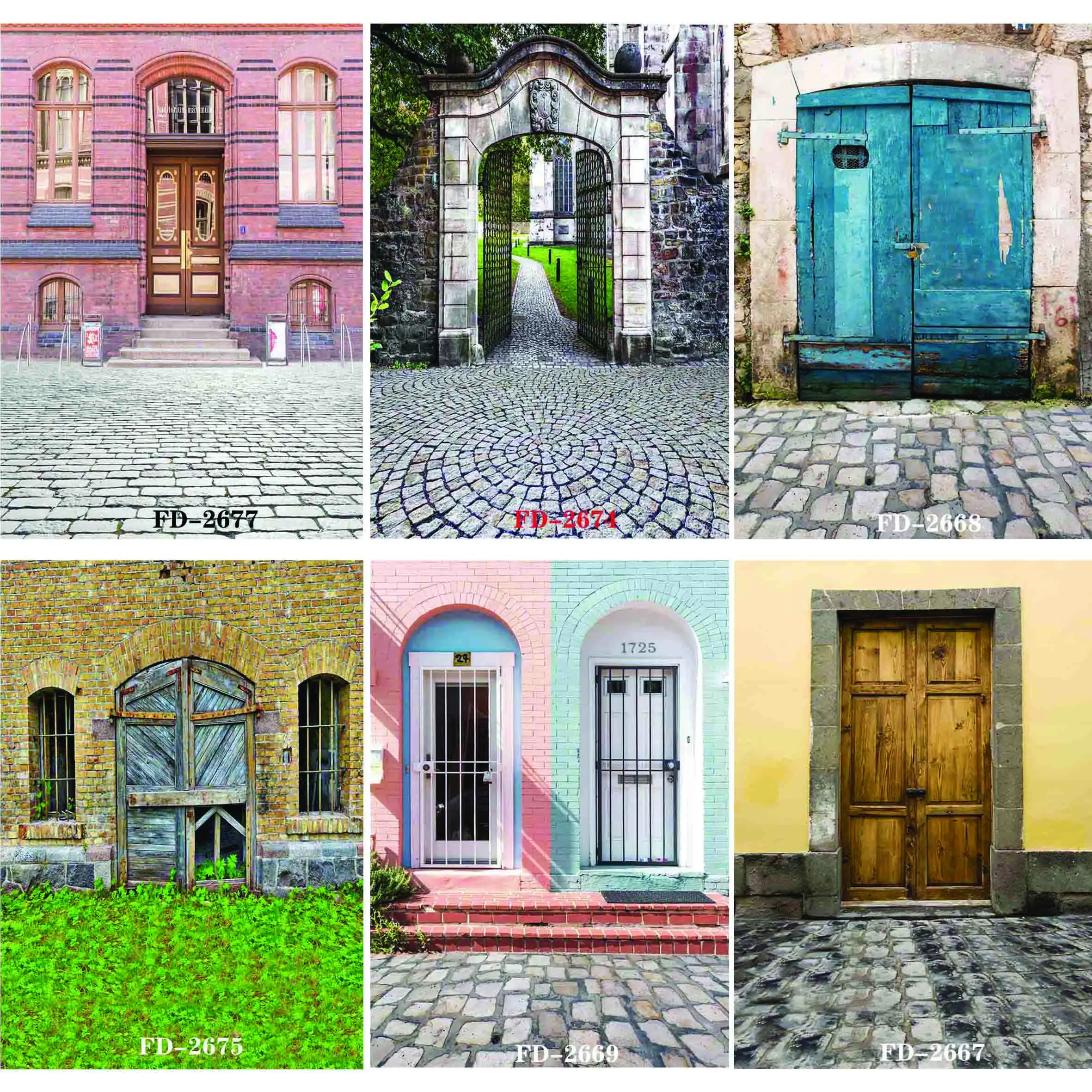 

Vinyl Custom Photography Backdrops Prop outdoor+Brick wall Theme Photography Background #0071