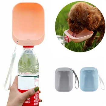 

Dog Bowl Pet Water Feeder Can Be Connected With Variety Of Mineral Water Bottles DIY Device Outdoor Pet Water Bottle Accessories