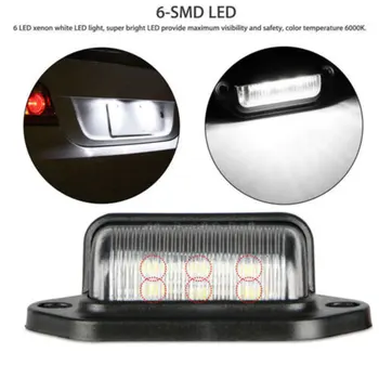 

Vehemo 6000K Led LED License Plate Light Bus Trailer License Plate Light Universal License Plate Light Error Free Cars