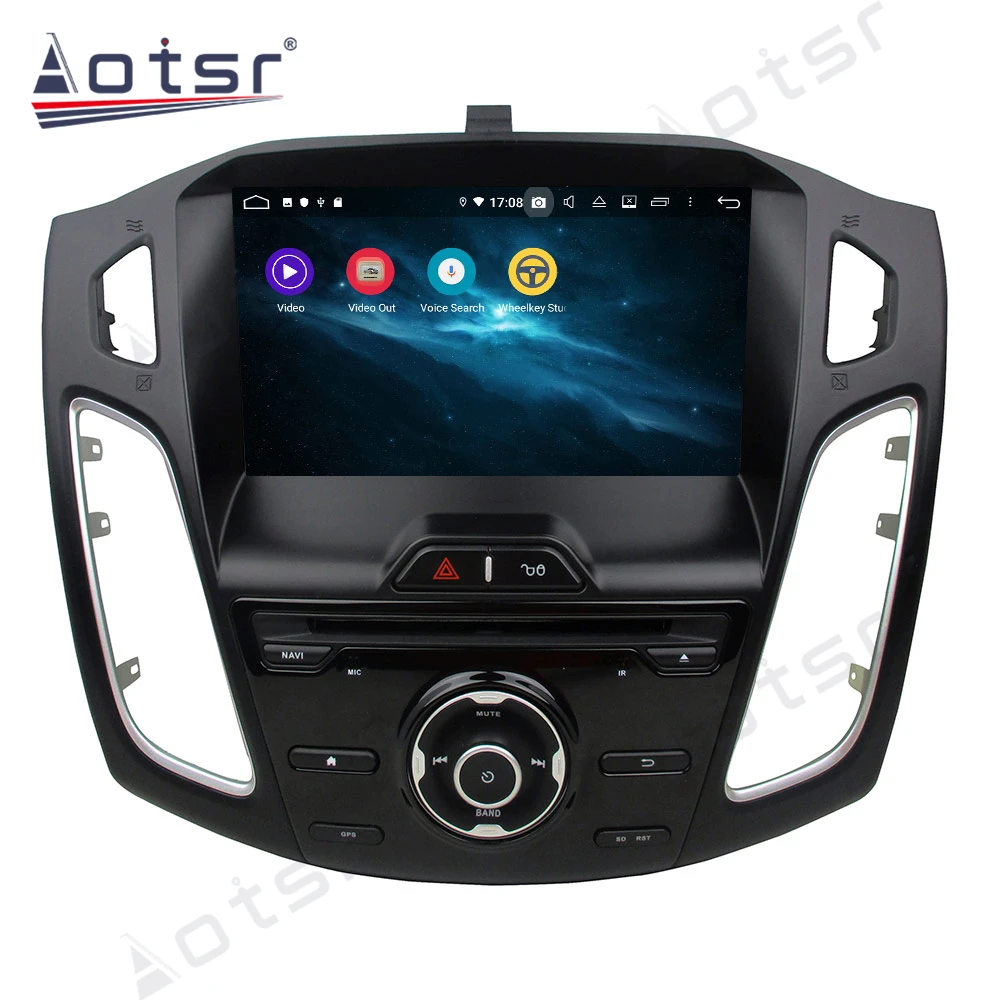 For Ford Focus 2012+ Android 10.0 4G+64GB Car Multimedia Player Radio GPS Navigation Car Stereo IPS Touch Screen DVD DSP Carplay