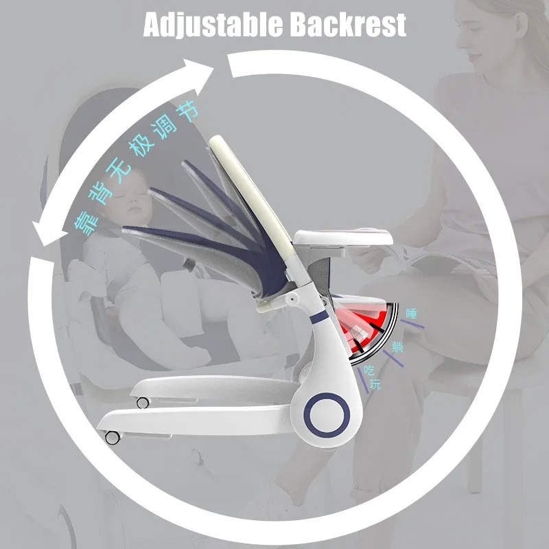 Multifunctional Baby Dinning Chair Baby Swing Walker Sleeping Basket 4 In 1 Chair Suitable For Newborn To 36 Month