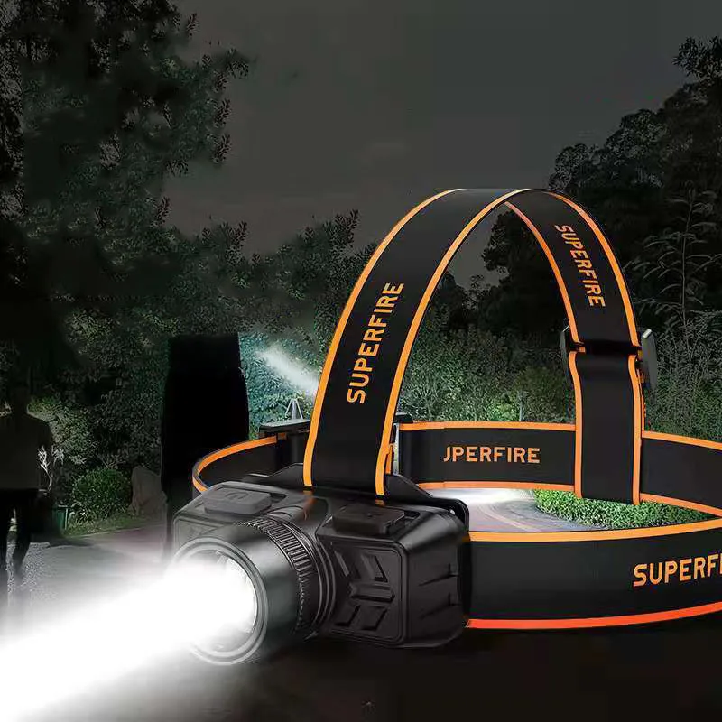 

Налобный фонарь дальнего действия с мощсветильник Том, налобный шлем, лампа для майнинга, светодиодный налобный фонарь для экстренного освещения