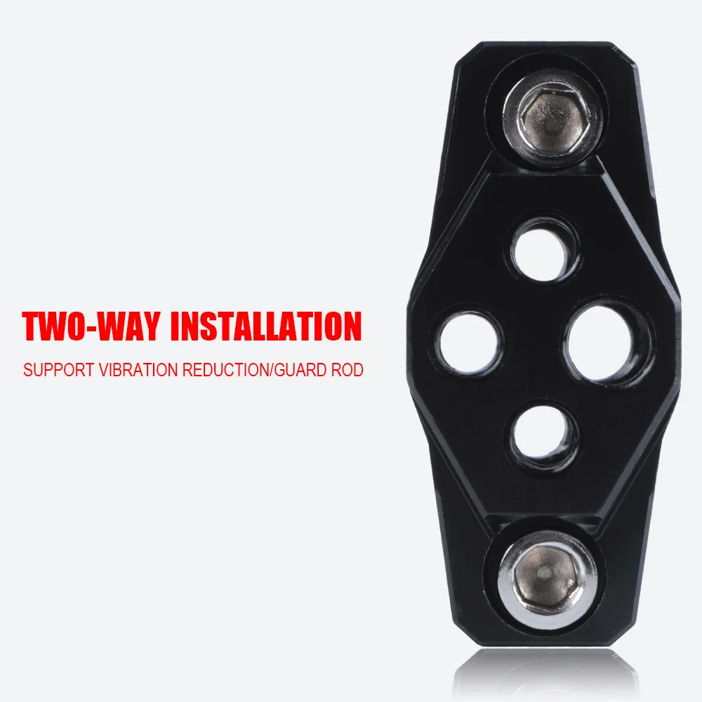 Motorcycle Stent Bracket 17-54mm Multifunction Holder Handle Fixed Bumper Headlight Light Clamp Moto Auxiliary Spotlight Clip
