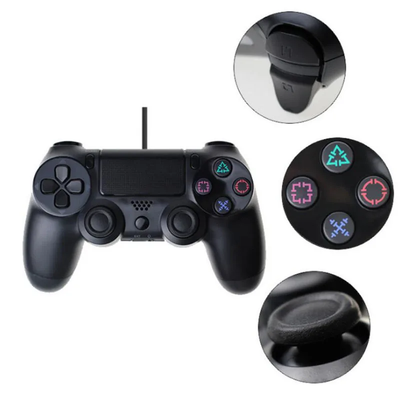 USB Проводная Игра PS4 контроллер геймпад для sony Playstation PS4 для Dualshock Вибрационный джойстик геймпады для Play Station 4