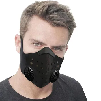 

Anti Pollution PM2.5 Mouth Mask Dust Respirator Washable Reusable Masks Cotton Unisex Mouth Muffle for Allergy/Asthma/Travel ##3