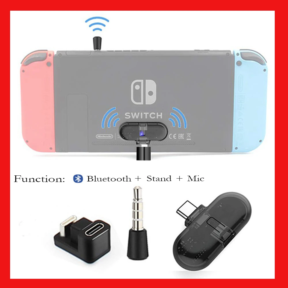 Route + Pro Bluetooth передатчик аудио Usb-C адаптер для Nintendo Switch/ Lite низкая задержка