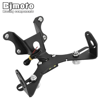

Motorcycle License Plate Bracket Holder With LED Plate Light For Yamaha MT-09 MT09 2013-2016 MT-10 MT 10 2015 2016 2017 2018