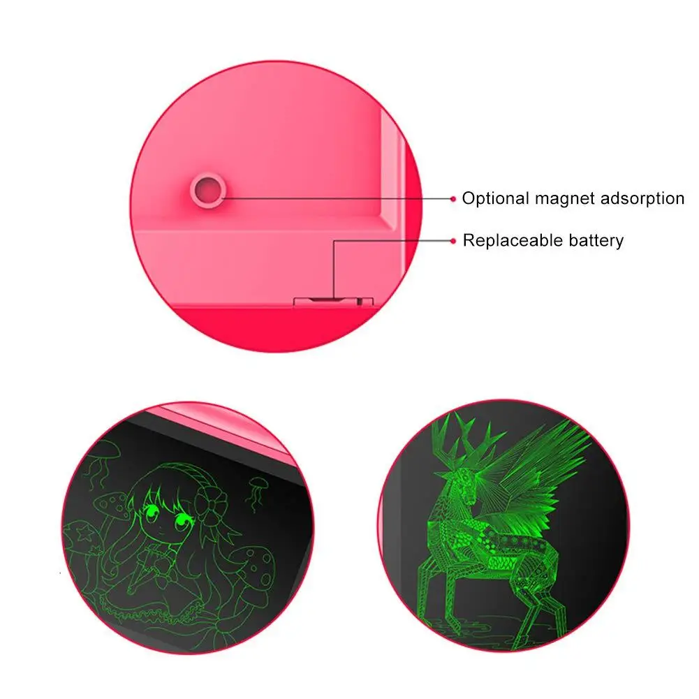 4,4 дюймов ЖК-доска для картин электронный блокнот доска для рисования доска для рукописного ввода Детские принадлежности