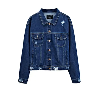 

2020 Autumn New women's Denim Jacket women's Solid Color Loose Small Suit Recruiting Agent 7130