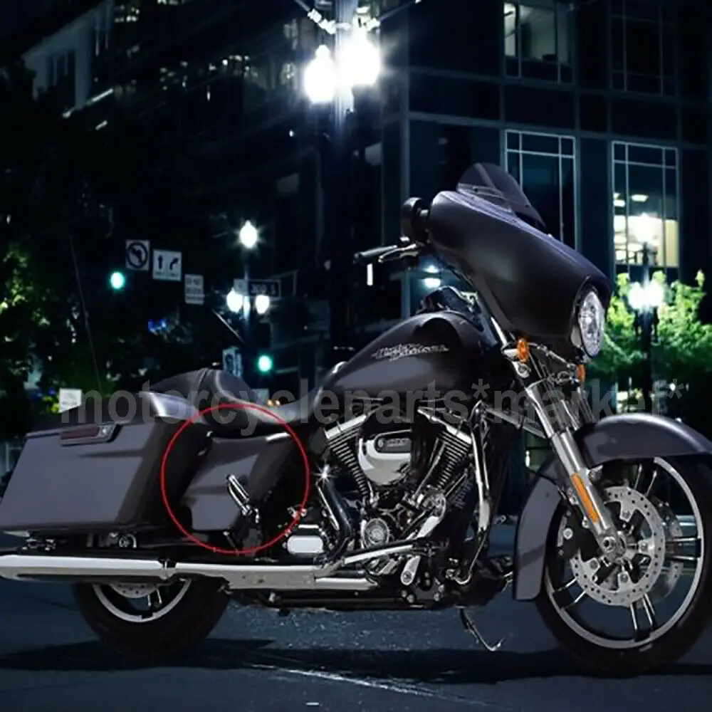 Для Harley 09-18 Touring Road Street Electra Glide Road King FLT FLH ABS боковая панель Левая и правая мотоциклетная яркая черная