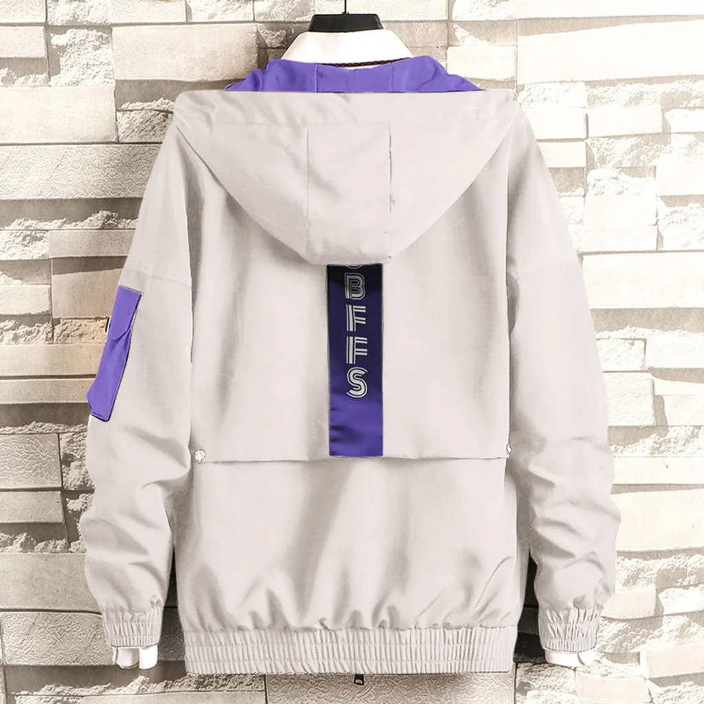 Jaqueta Masculino Новая мода Осень Зима с длинным рукавом Chaquetas Hombre Верхняя одежда Топы блузка свободные мужские куртки Новинка