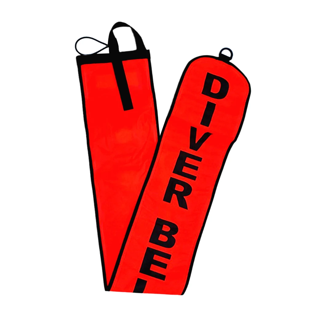Orange Scuba Diving SMB Surface Marker Buoy + Finger Reel + Safety Whistle Snorkeling Spearfishing Cave Diving