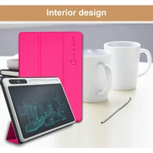 10 Inch Clock Calendar LCD Writing Tablet Electronic Digital Graphic Drawing Weather Pad Temperature Humidity Display