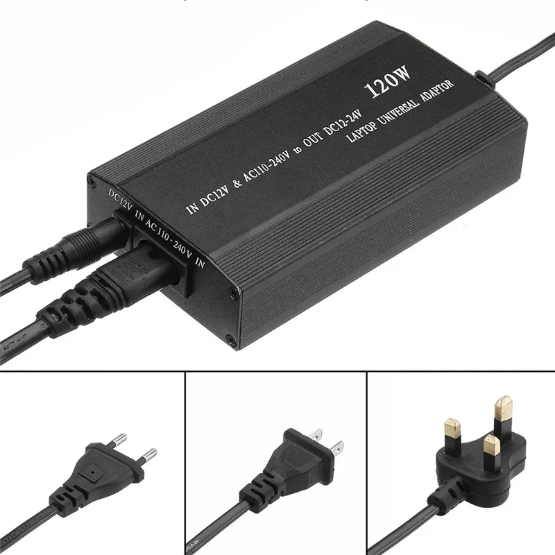 120 Вт 12-24 в Регулируемый адаптер питания AC/DC адаптер питания 5 в USB порт Импульсный блок питания регулируемый адаптер питания