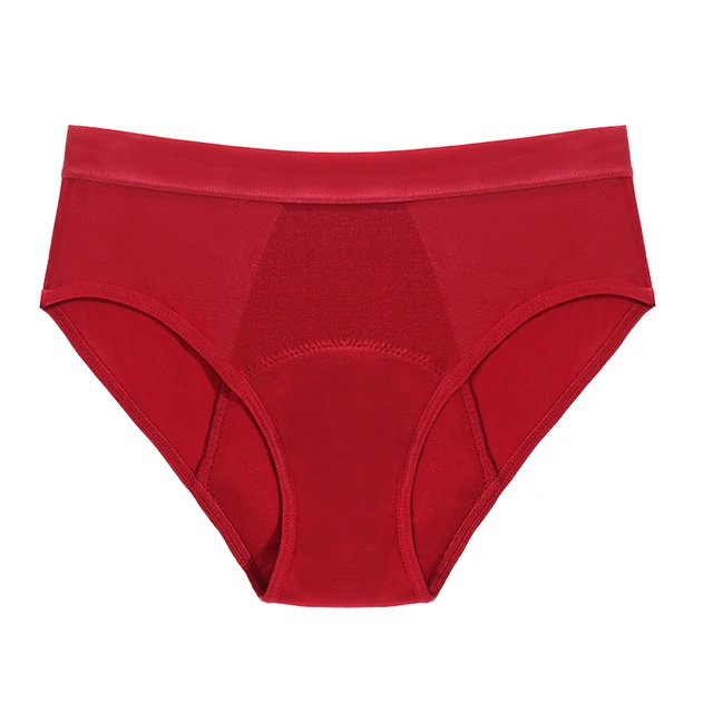 Bamboo Menstrual Panties for Women 4 Layer Absorbent Period Underwear Lace  Bikini Leak Proof Culotte Menstruelle - AliExpress
