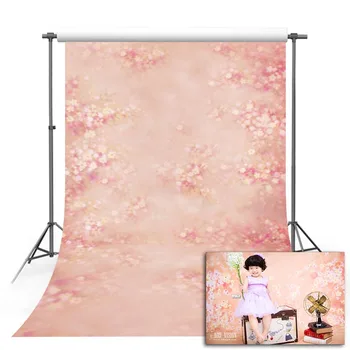

Mehofond Backdrops Hazy Pink Floral Blossom Abstract Newborn Girls Baby Portrait Photography Background for Photo Studio Drops