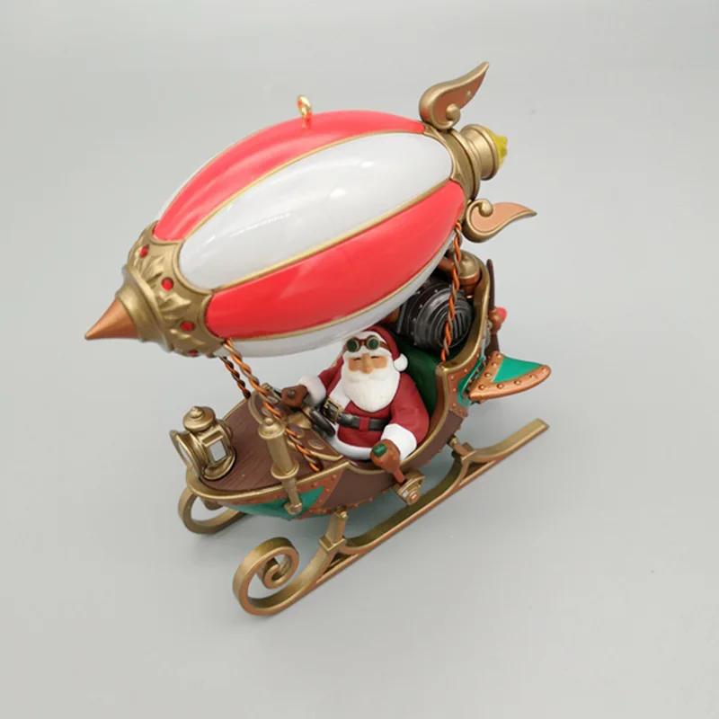 Светящийся космический корабль Санта-Клауса светящаяся мигающая игрушка светящиеся рождественские украшения игрушки для детей детские рождественские подарки