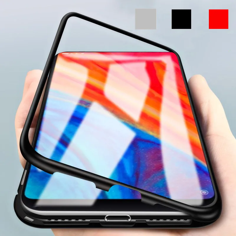 

Glas for xiaomi redmi note 7 case cover remi red mi resmi note7 note 6 5 pro tremp bumper coque flip fundas magnetic xaomi note6