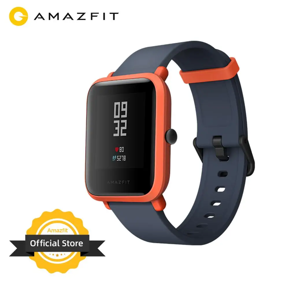 Склад в России Multi Language Amazfit Bip Smart Watch GPS Glonass
Smartwatch Smart-watch Watch 45 Days Standby for Phone iOS