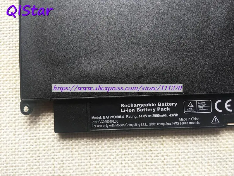 QISTAR 14,8 V 2900mAh подлинный GC02001FL00 BATPVX00L4 Аккумулятор для ноутбука Medion
