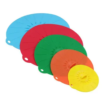 

Silicone Fresh-Keeping Lid Pot Lid Silicone Fresh-Keeping Silicone Fresh-Keeping Lid Fresh Refrigerated Oven Microwave Oven