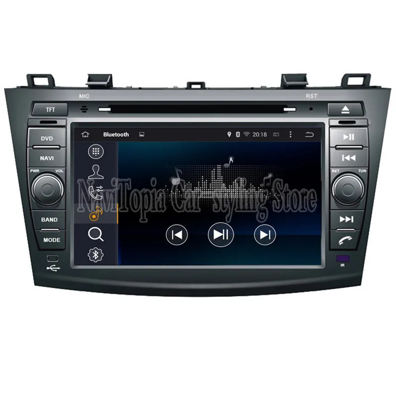 Sale Octa Core 4G RAM 64G ROM Android 9.0 Car DVD Multimedia Player Auto GPS Navigation for MAZDA 3 2010- 4