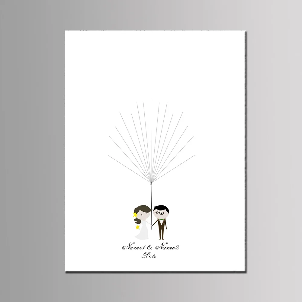 Personnalise Mariage Signature Invites Livres Empreinte Digitale Signe Anniversaire Invite Livre Mariage Bricolage Empreinte Digitale Peinture Decor De Mariage Aliexpress