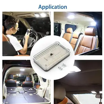 

2pcs 12V 36 LED Car Interior Light Dome Roof Ceiling Reading Light Trunk Light High Quality Night Light Car Accessories