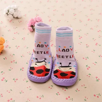 

Baby toddler shoes Baby shoes non-slip Foot Socks Cartoon Kids Toddler Baby Anti-slip Shoes Winter Foot Socks Детские носки