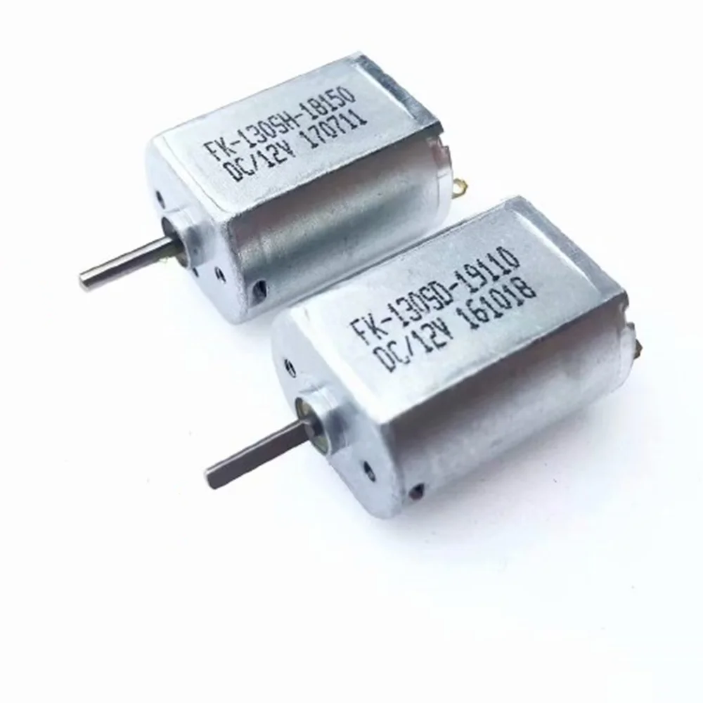 Motor de retrovisor de coche, de de eje plano, 12V, modelo de alta velocidad, bricolaje, 130|Motor CC| - AliExpress