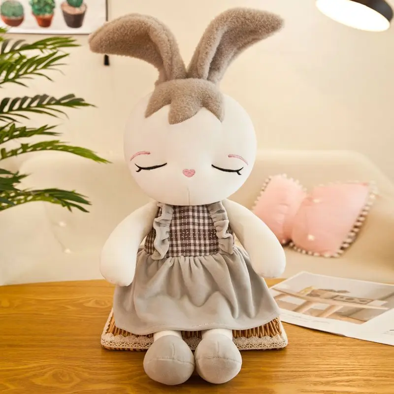 1PC 50cm Kawaii Cartoon Rabbit Plush Toy Bunny With Skirt Doll Soft Stuffed Doll Kids Girls Birthday Christmas Gift Sleeping