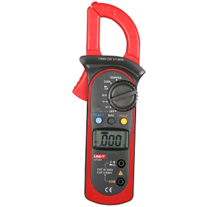 

UNI-T Digital Clamp Multimeter UT201 LCD clamp meter AC DC Voltage Current Clamp meter Resistance Auto Range clamp meter