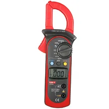 UNI-T Digital Clamp Multimeter UT201 LCD clamp meter AC DC Voltage Current Clamp meter Resistance Auto Range clamp meter hyelec ms2101 auto range ac dc current voltage digital clamp meter with temperature test