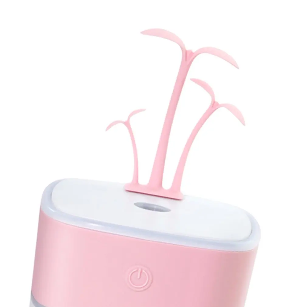 

4 In 1 USB Diffuser Humidifier Nano Mist Spray Diffuser Mobile Power Bank Mini Fan With Little Grass Decor