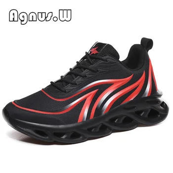 

Agnus.W News Breathable Mesh Sneakers Men Casual Shoes Super Lightweight Running Shoes Non-Slip Male Shoes
