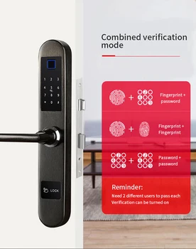

Electronic Smart Biometric Door Lock Fingerprint Door Lock Password Security Keyless Card Electronic Keypad Biometric Lock