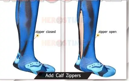 Cosplay Costume Custom Options Fee for zentai bodysuit